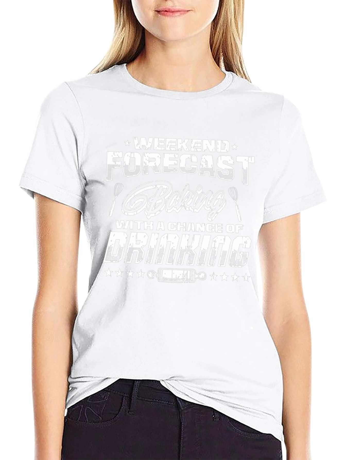 Weekend Baking & Drinking Forecast Graphic Tee