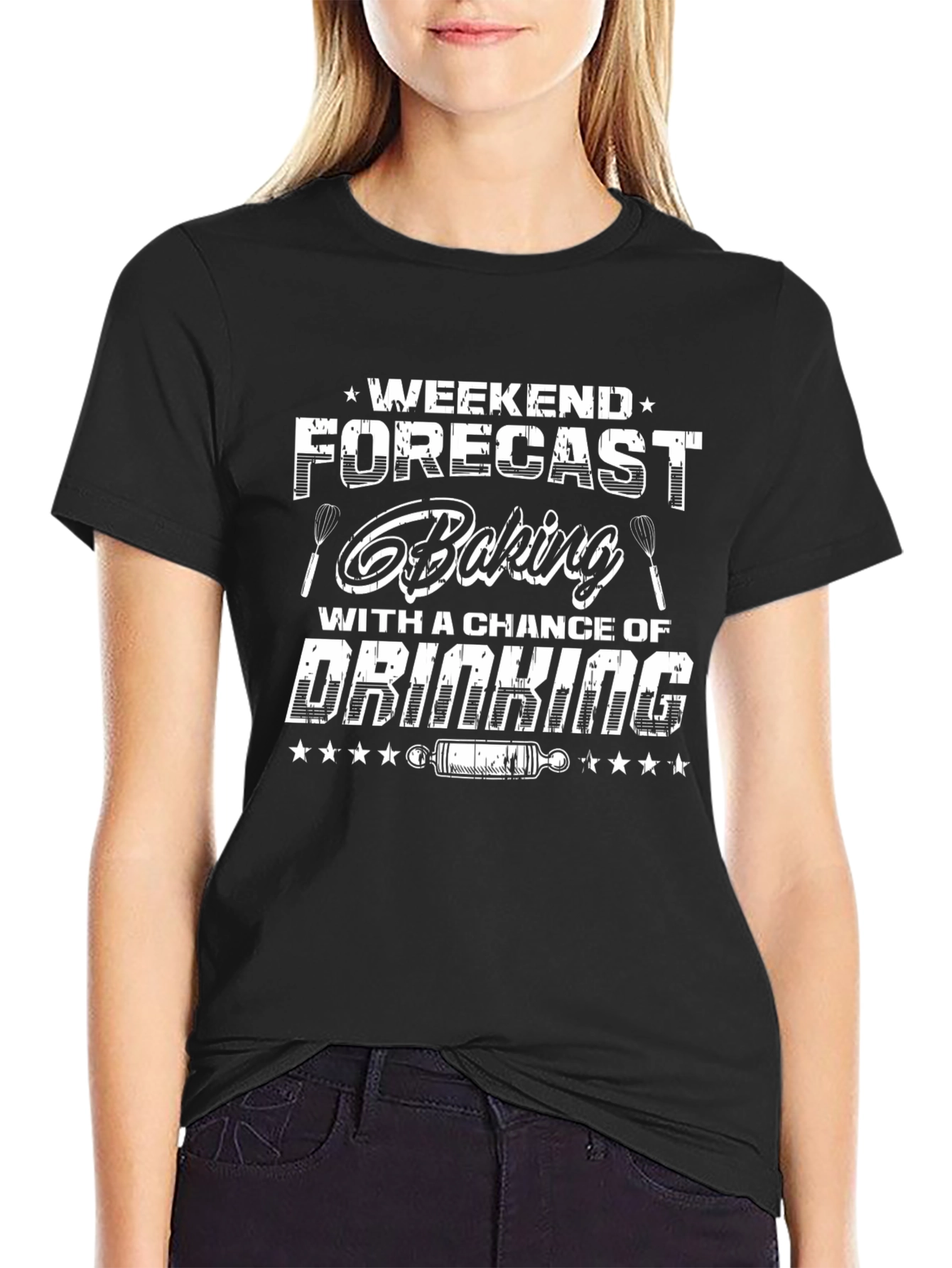 Weekend Baking & Drinking Forecast Graphic Tee