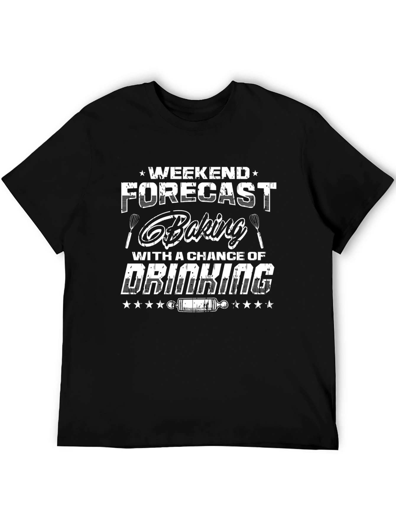 Weekend Baking & Drinking Forecast Graphic Tee