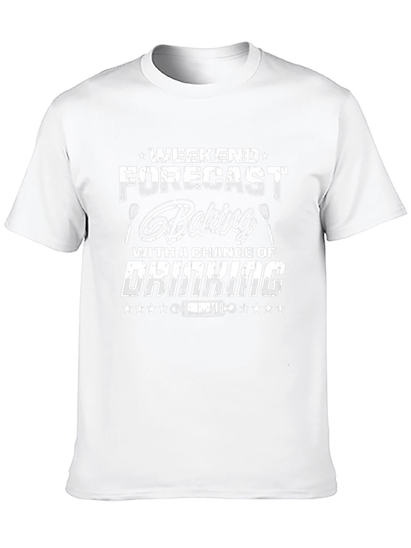 Weekend Baking & Drinking Forecast Graphic Tee