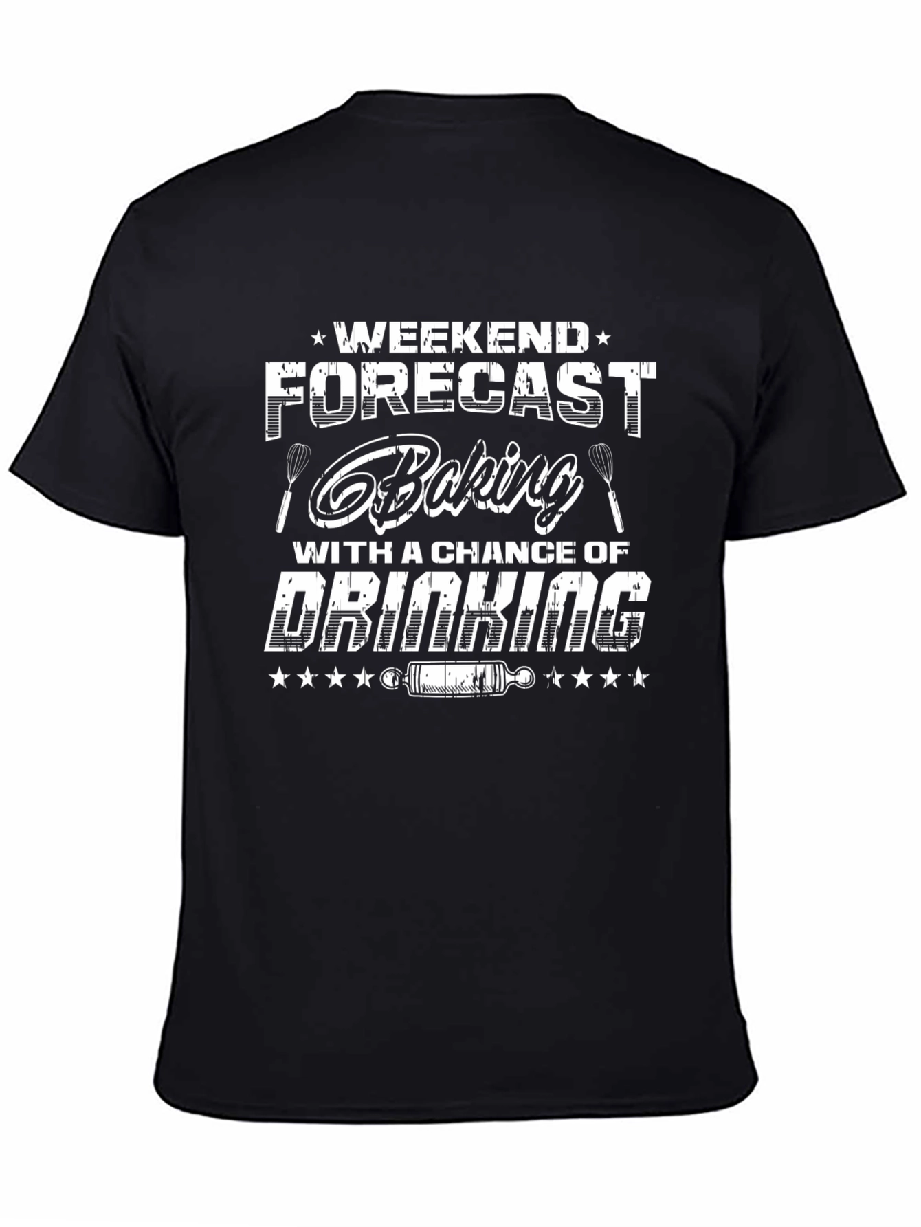 Weekend Baking & Drinking Forecast Graphic Tee