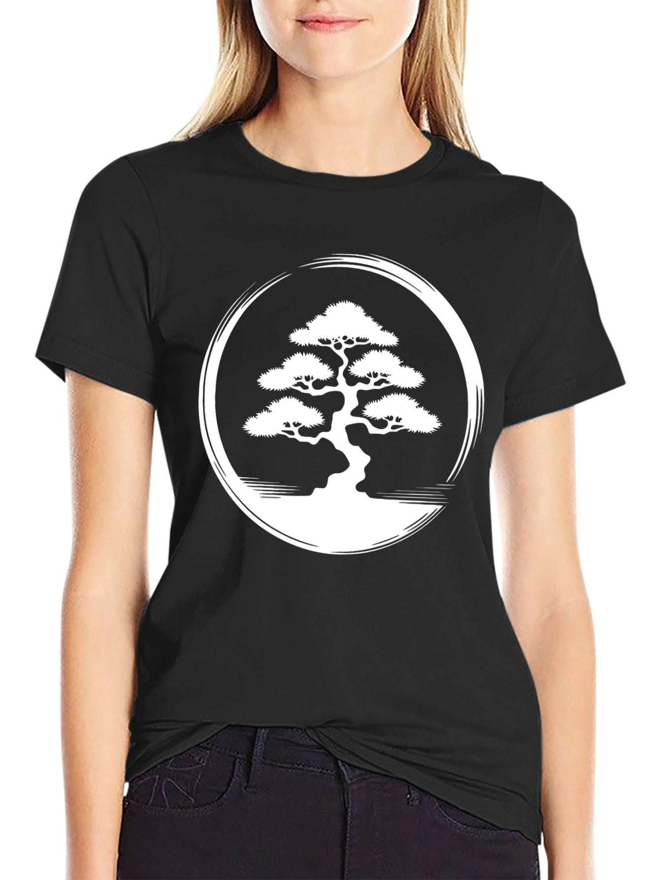 Bonsai Tree Graphic Tee - Zen Style