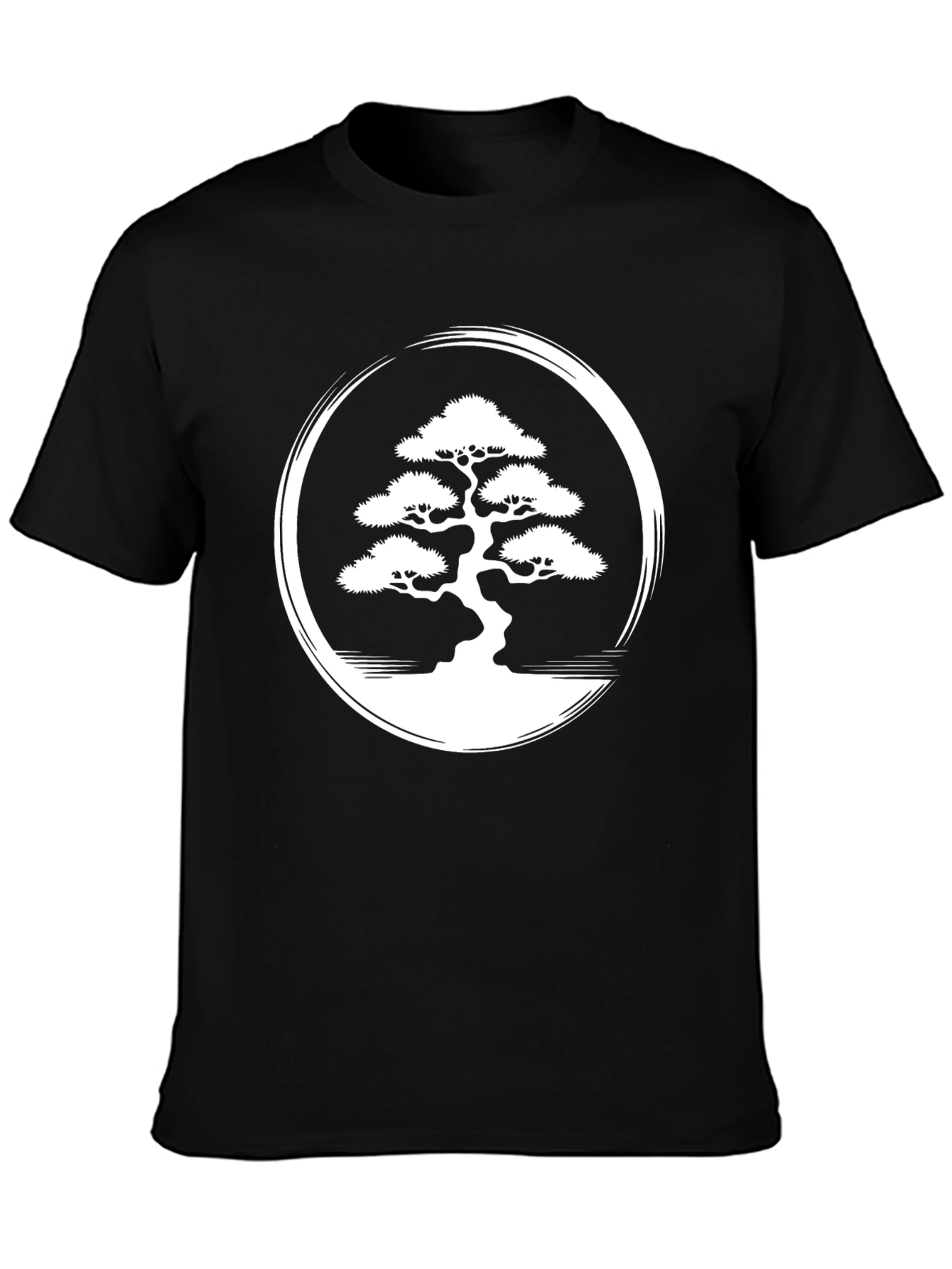 Bonsai Tree Graphic Tee - Zen Style