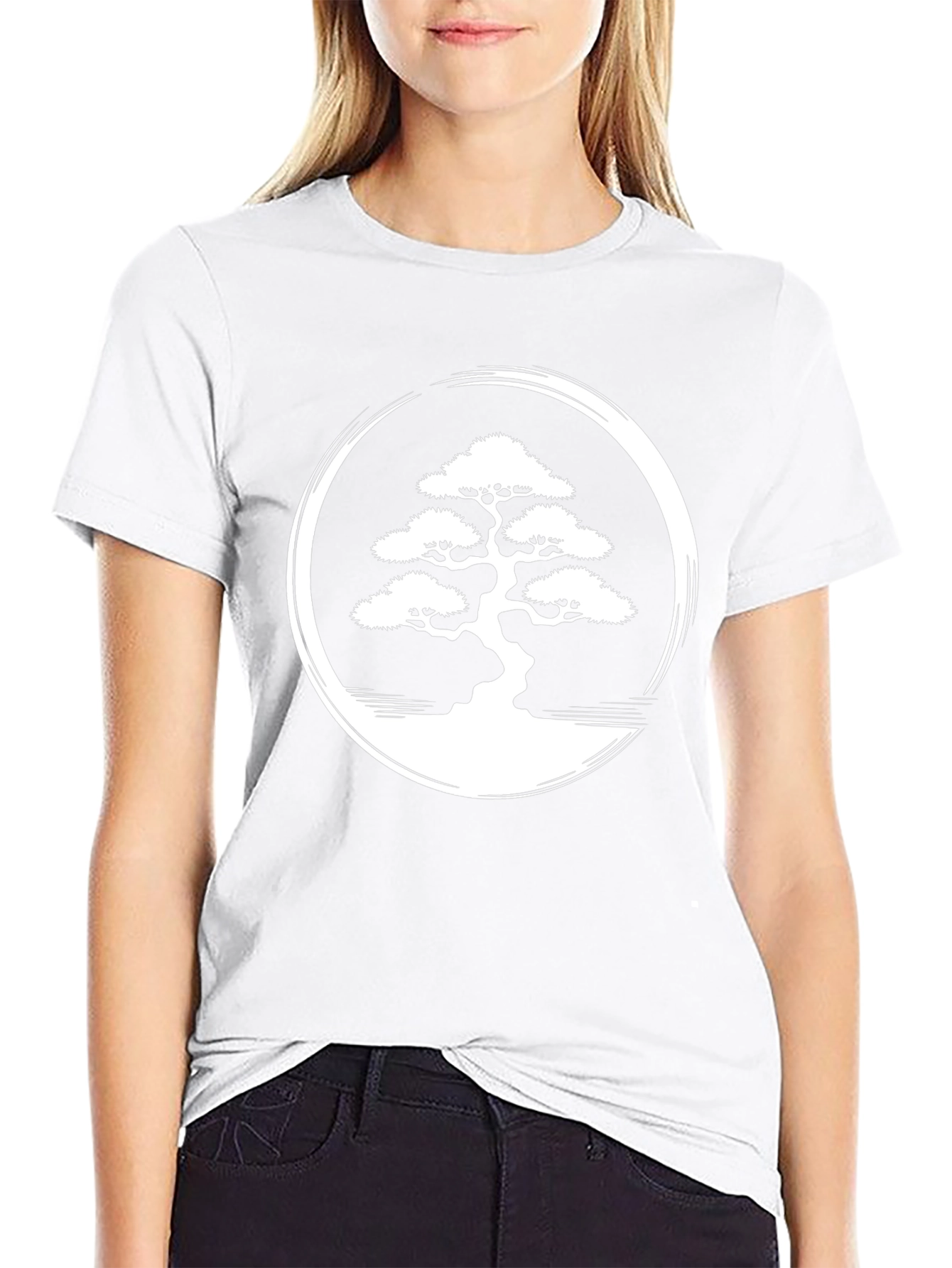 Bonsai Tree Graphic Tee - Zen Style