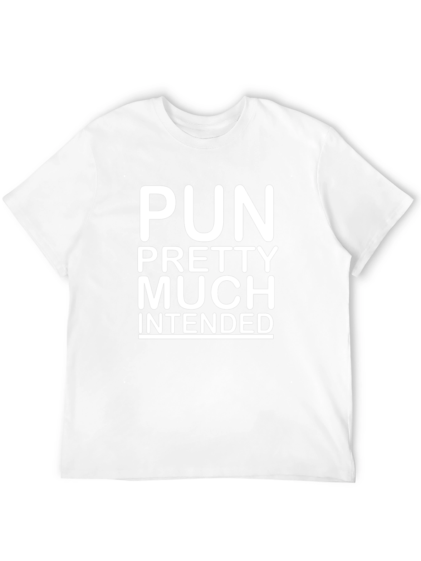 Pun Pretty Much Intended Black T-Shirt