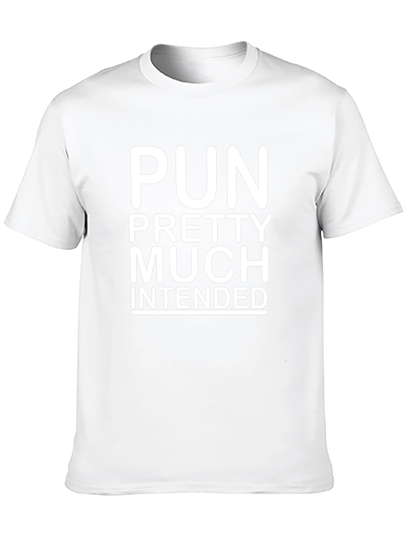 Pun Pretty Much Intended Black T-Shirt