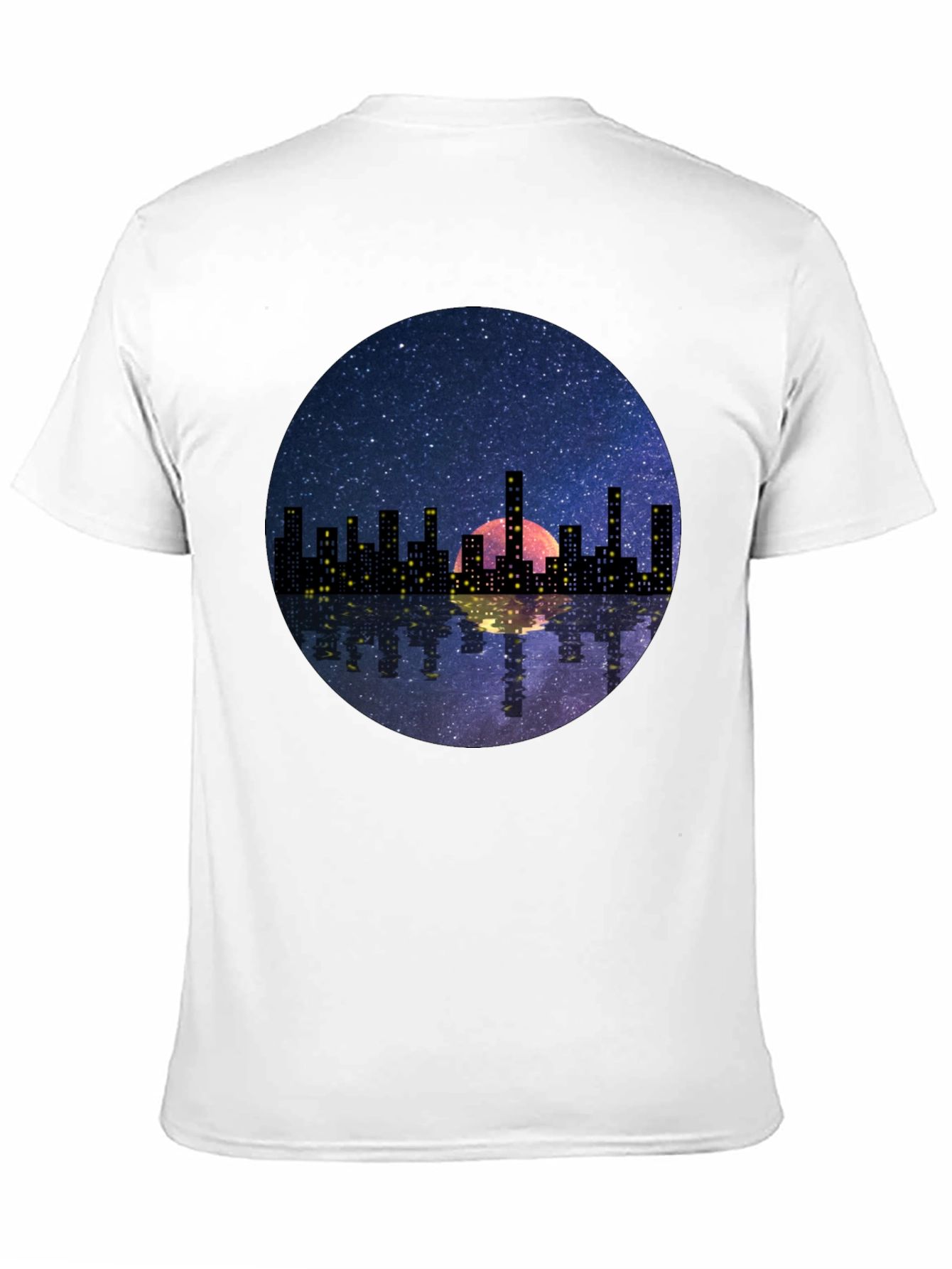 Night Cityscape Graphic Tee