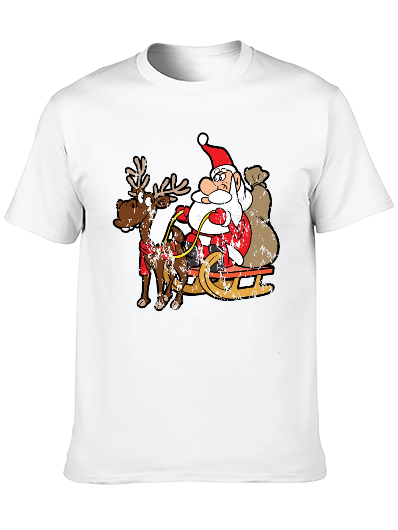 Santa Sleigh Ride Graphic T-Shirt
