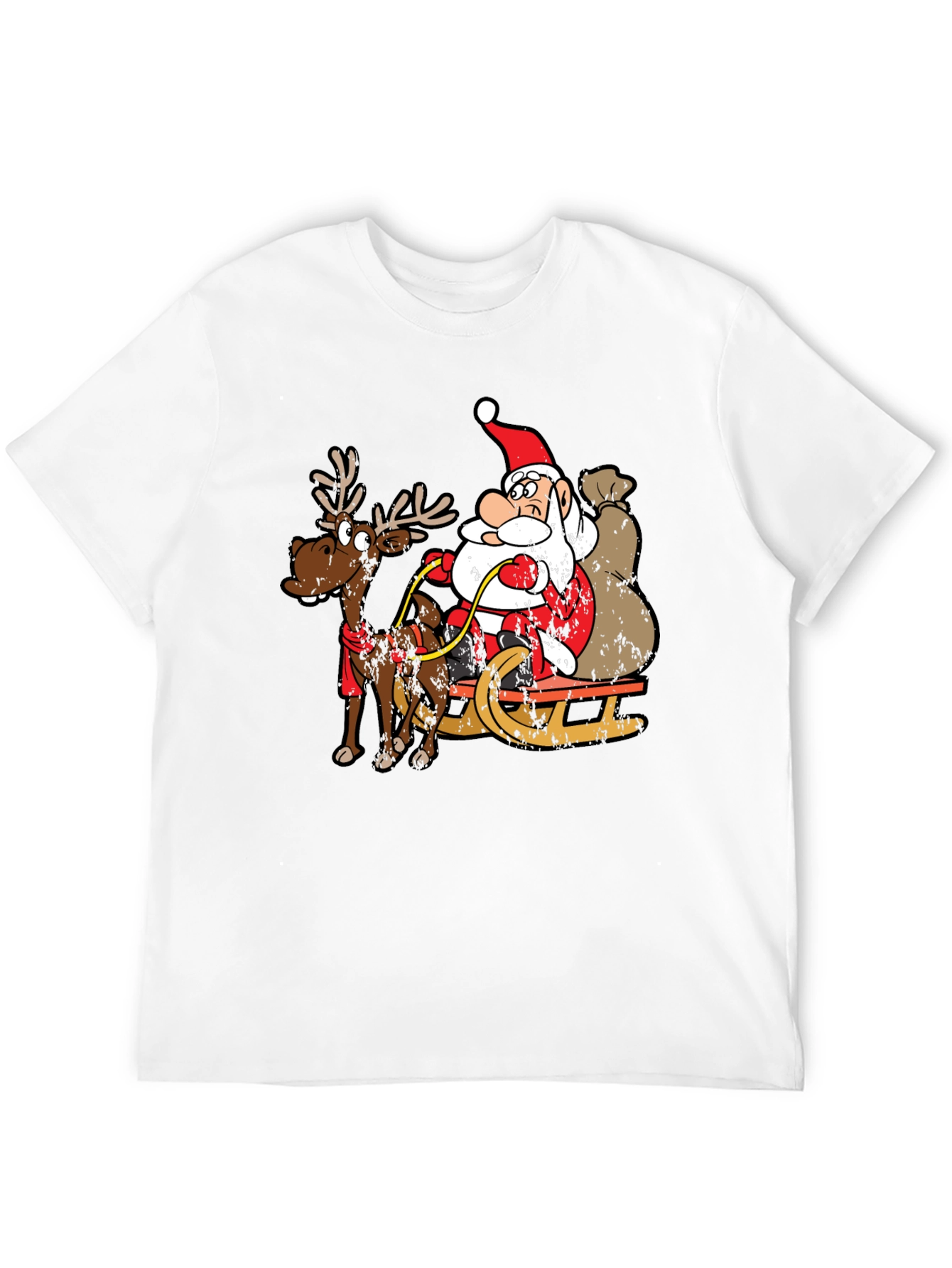 Santa Sleigh Ride Graphic T-Shirt