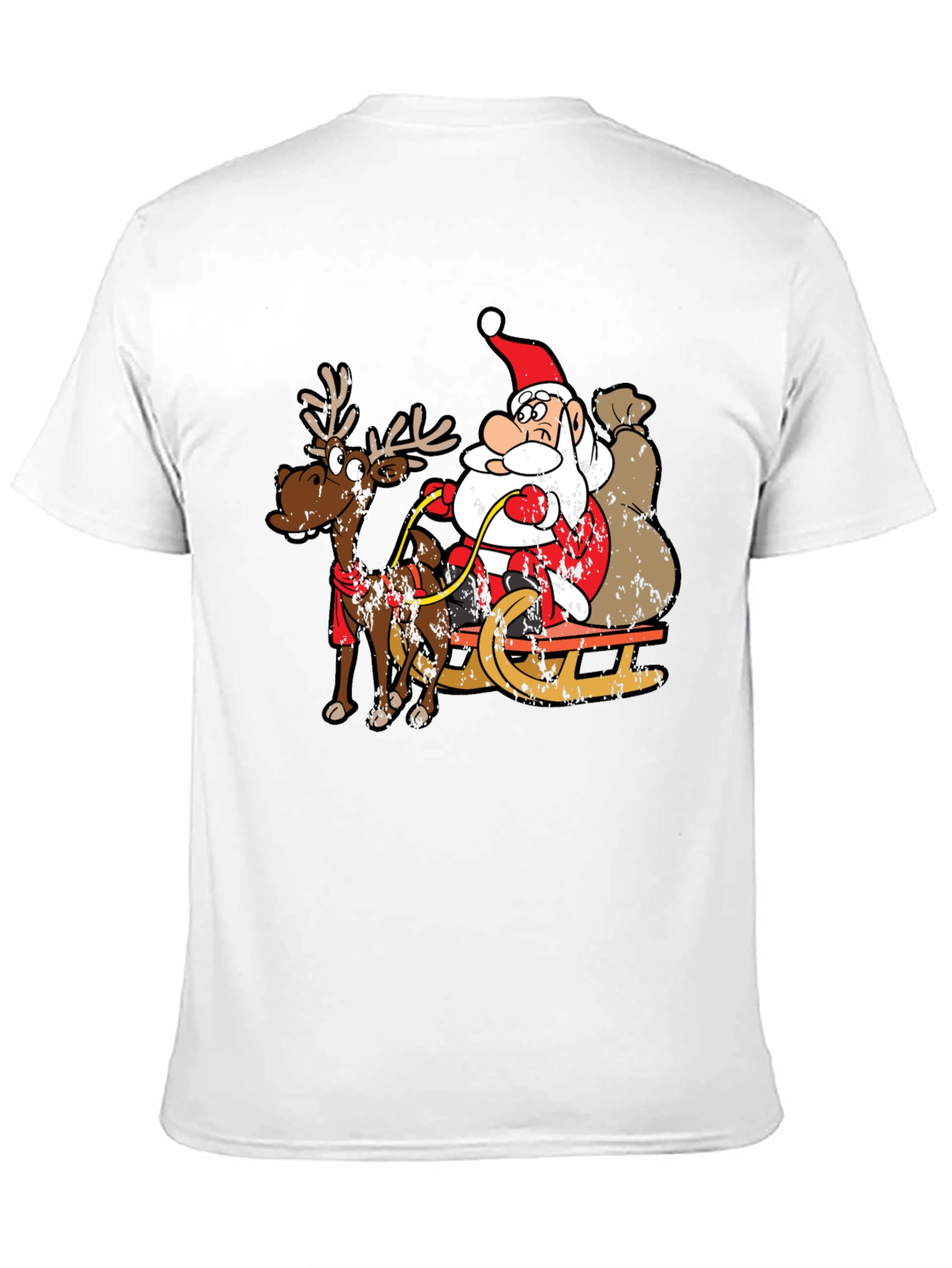 Santa Sleigh Ride Graphic T-Shirt