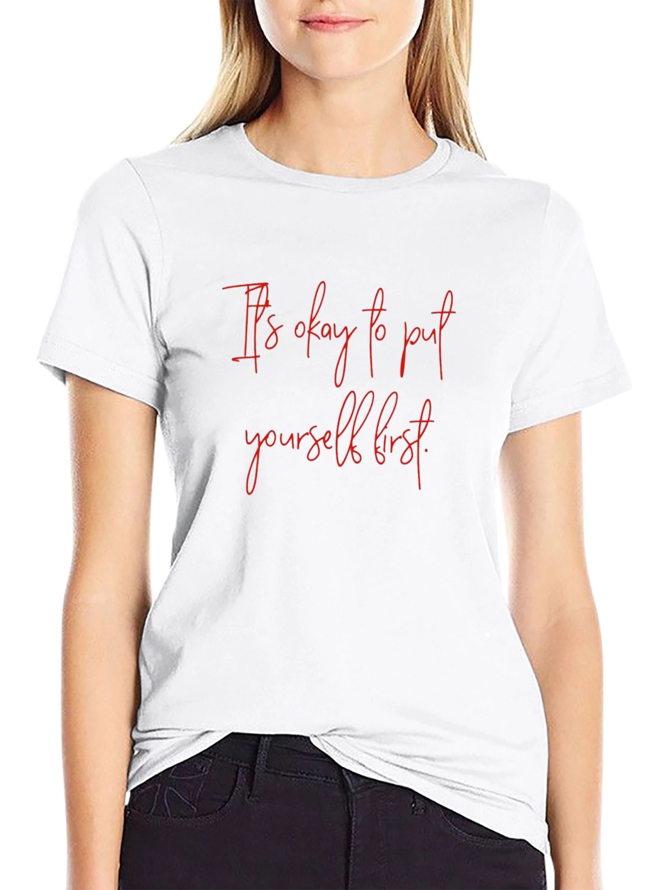 Its Okay to Put Yourself First Graphic Tee