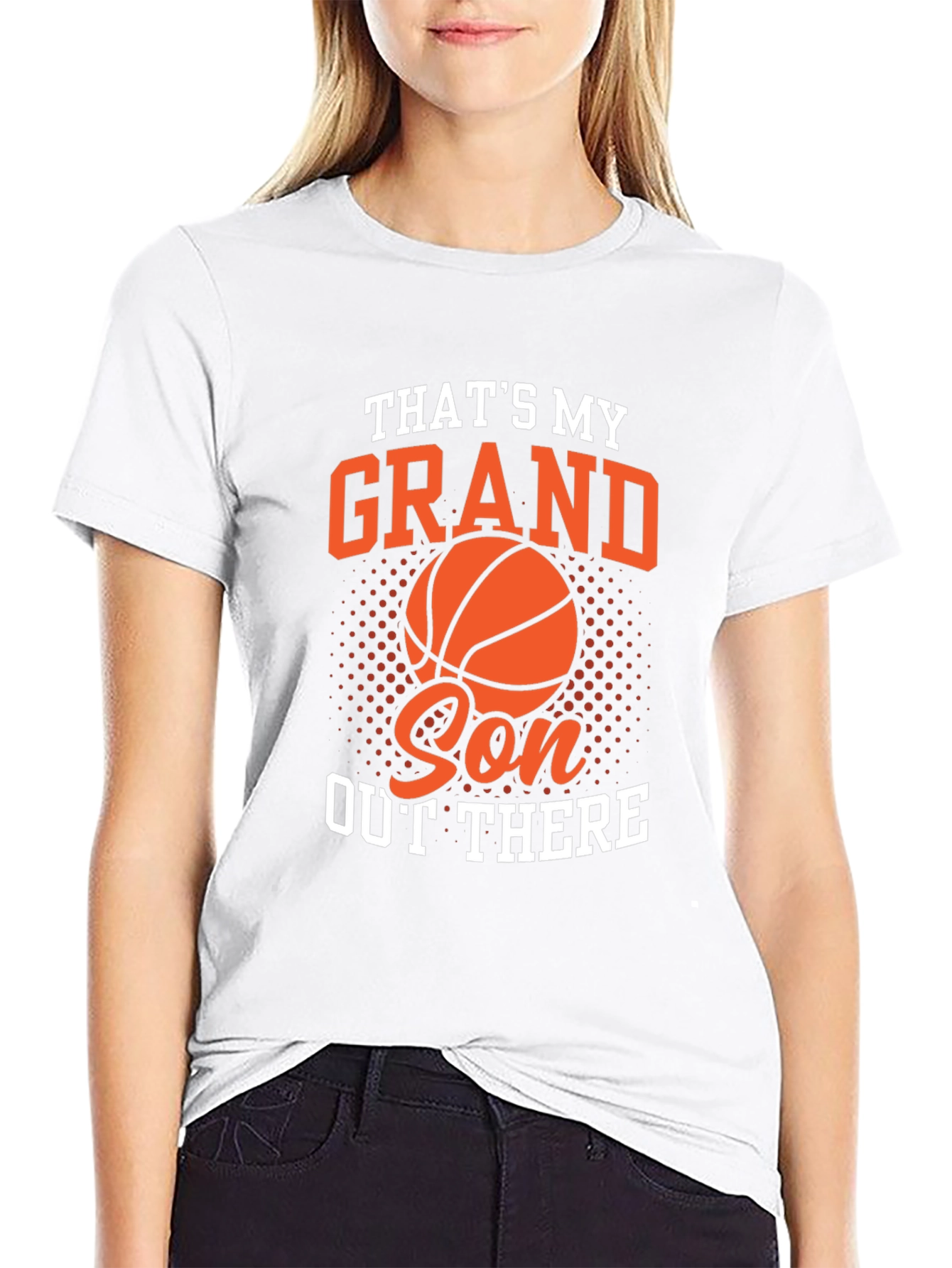 Thats My Grandson Out There Basketball Graphic Tee
