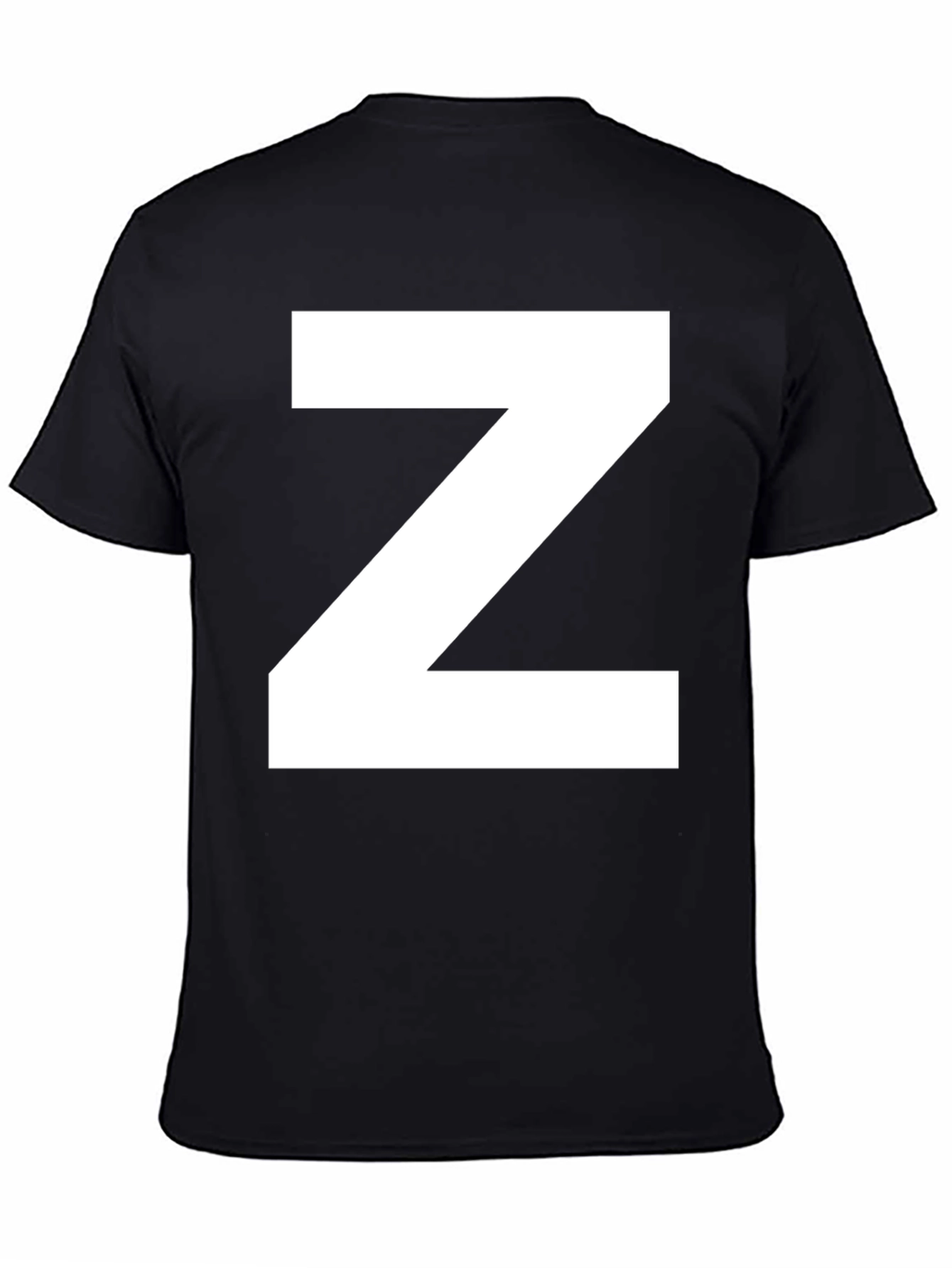 Bold Z Graphic Tee - Classic Black Cotton T-Shirt