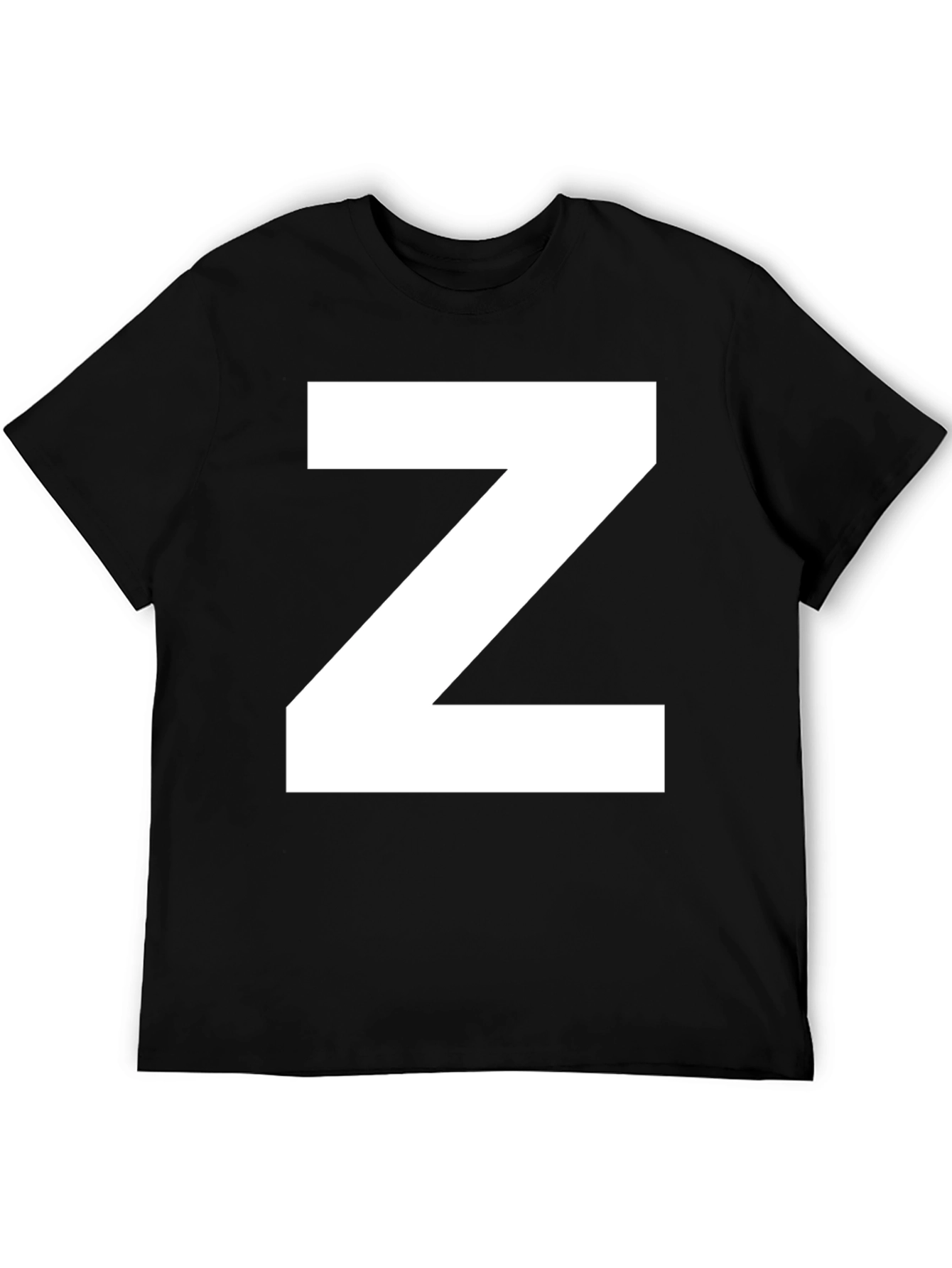 Bold Z Graphic Tee - Classic Black Cotton T-Shirt