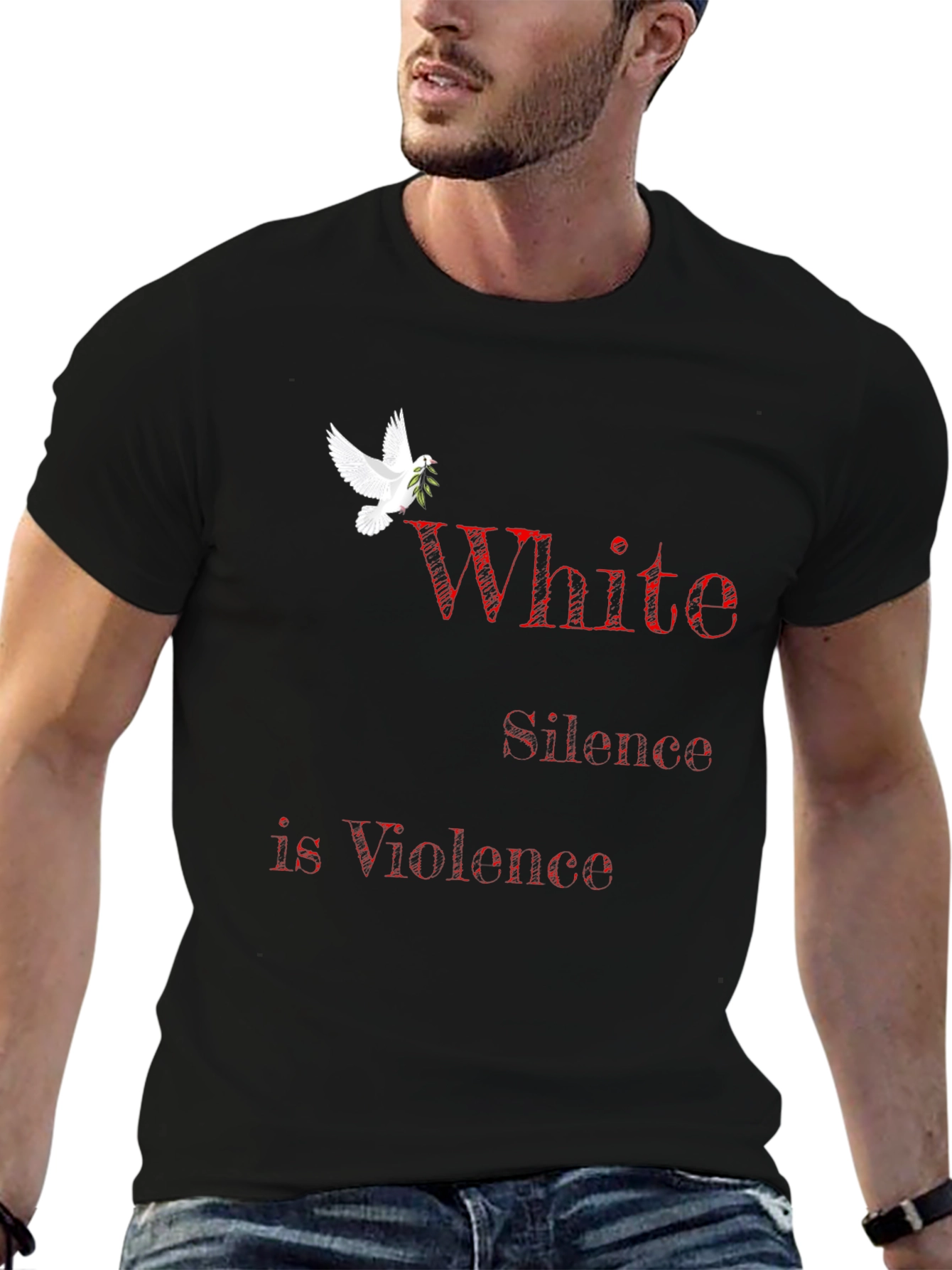 White Silence is Violence Graphic T-Shirt