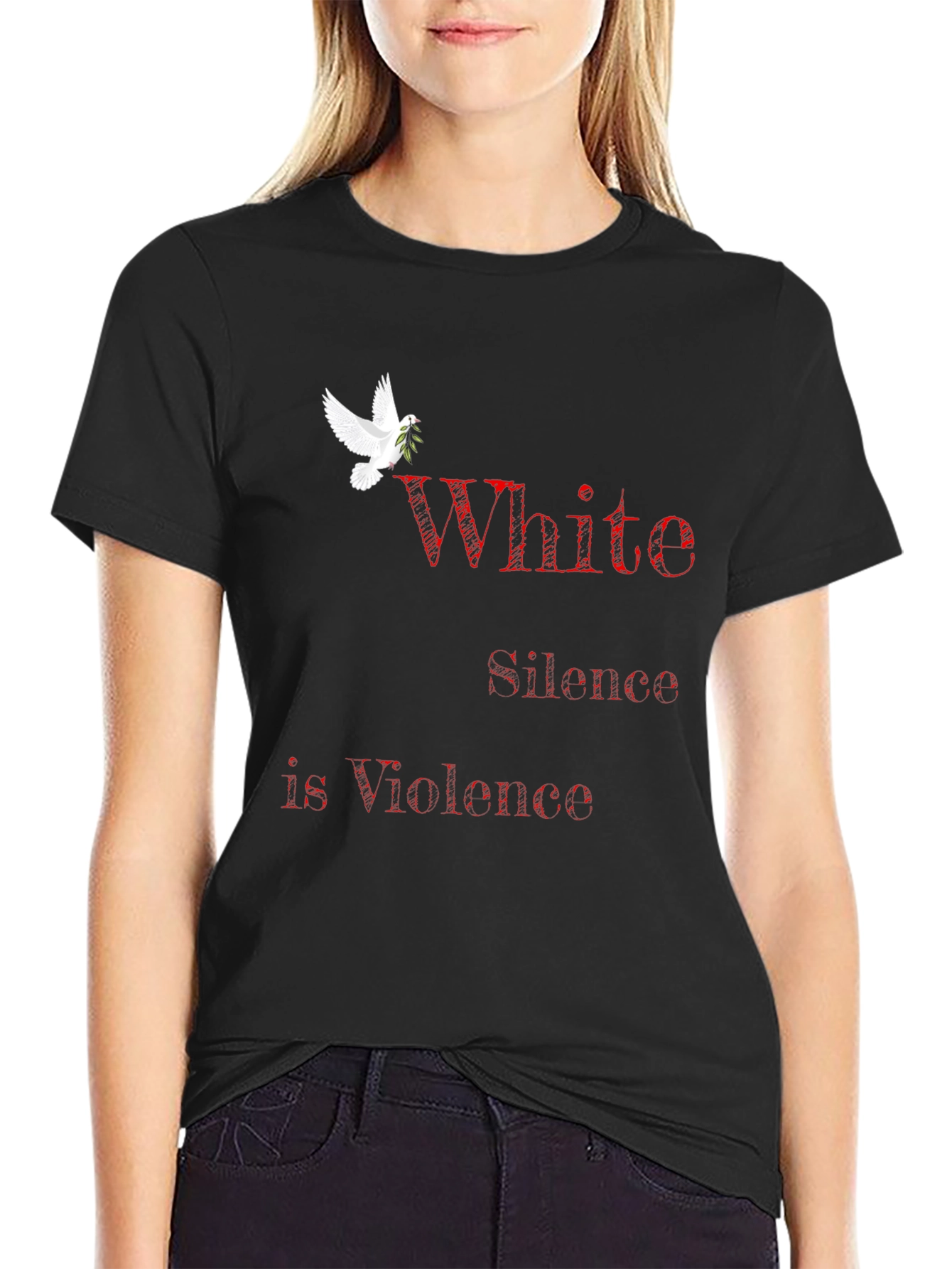 White Silence is Violence Graphic T-Shirt