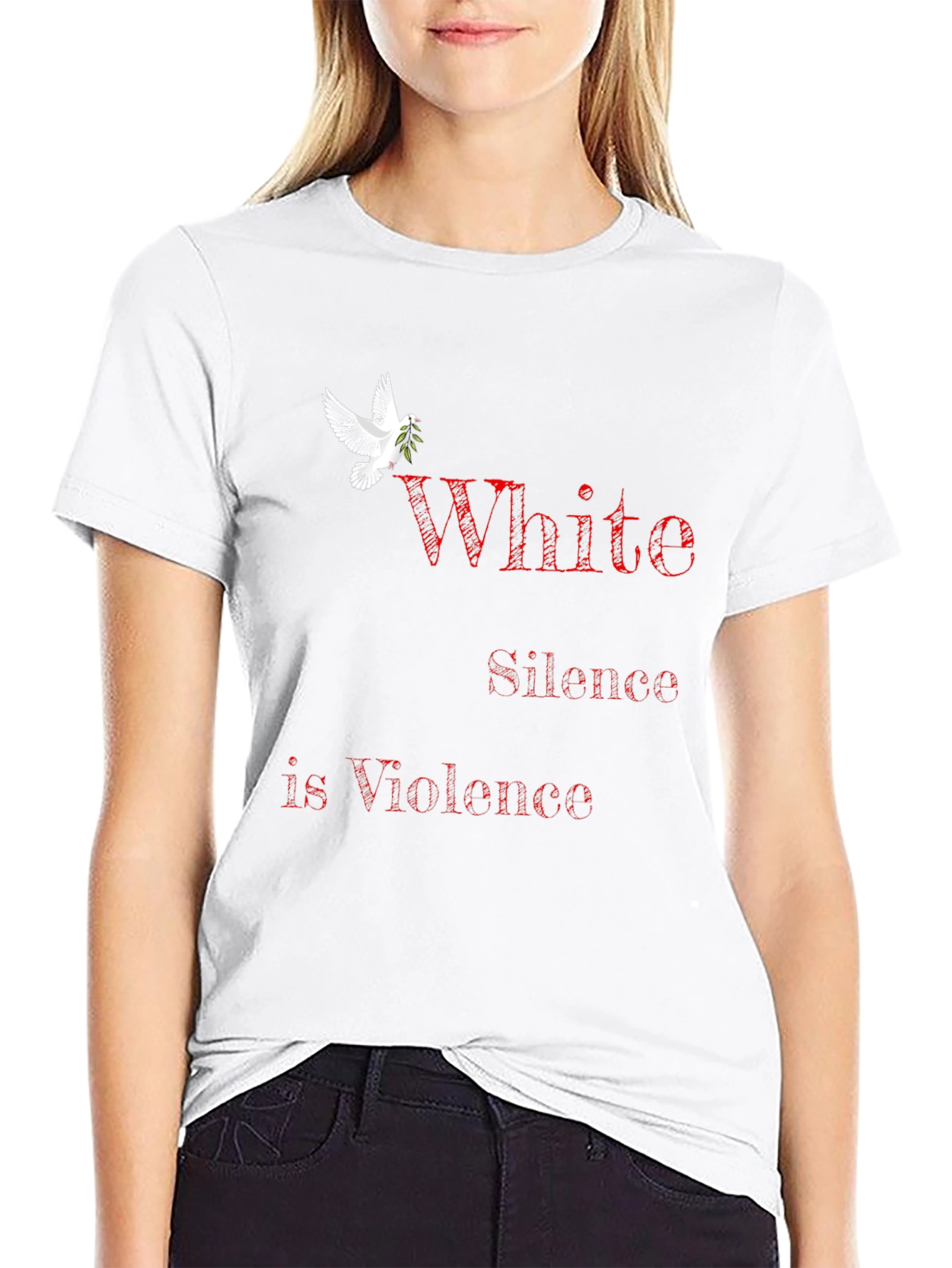 White Silence is Violence Graphic T-Shirt