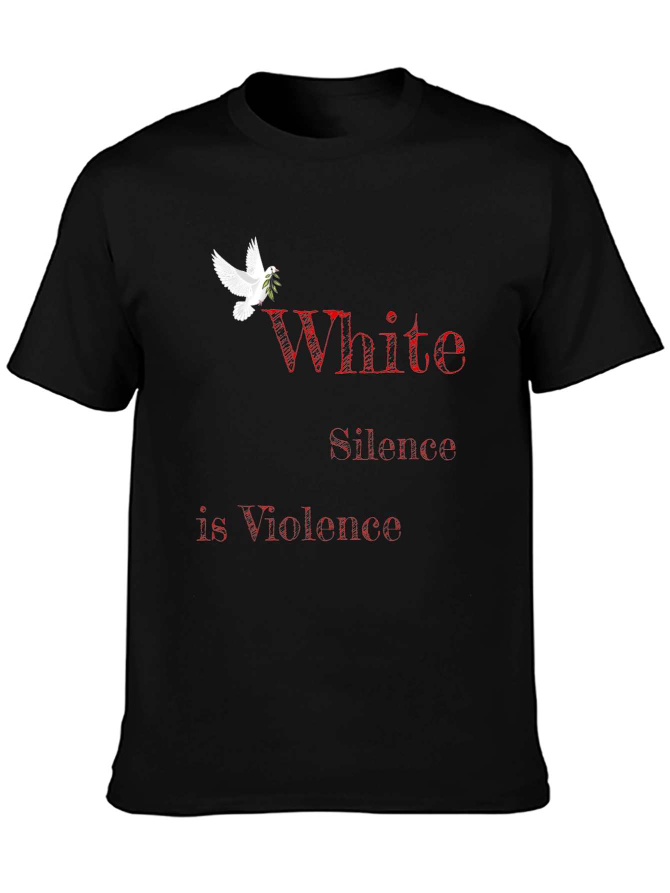 White Silence is Violence Graphic T-Shirt