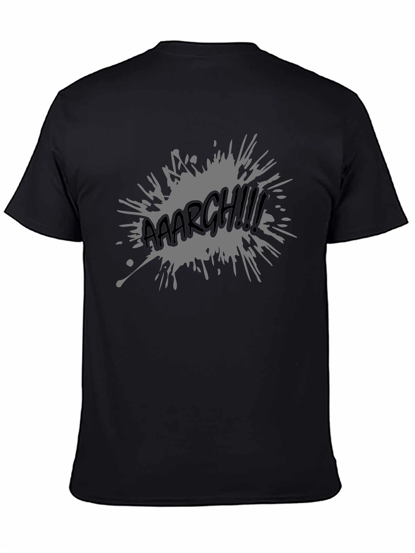 Aaaargh! Graphic Print Black T-Shirt