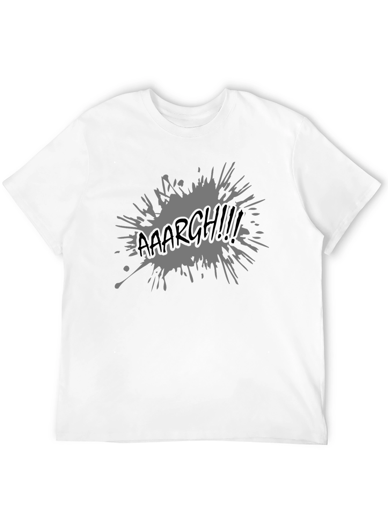Aaaargh! Graphic Print Black T-Shirt