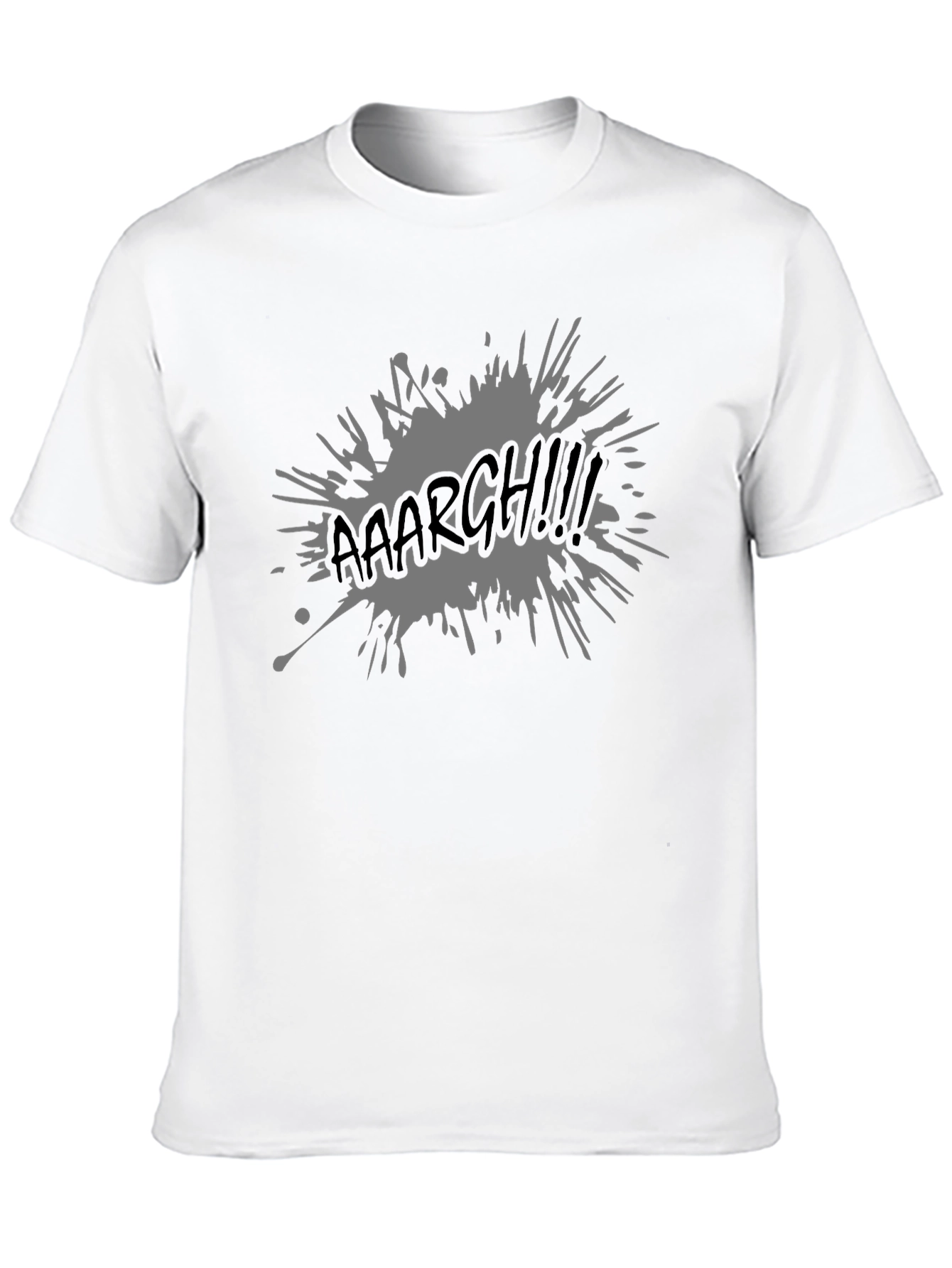 Aaaargh! Graphic Print Black T-Shirt