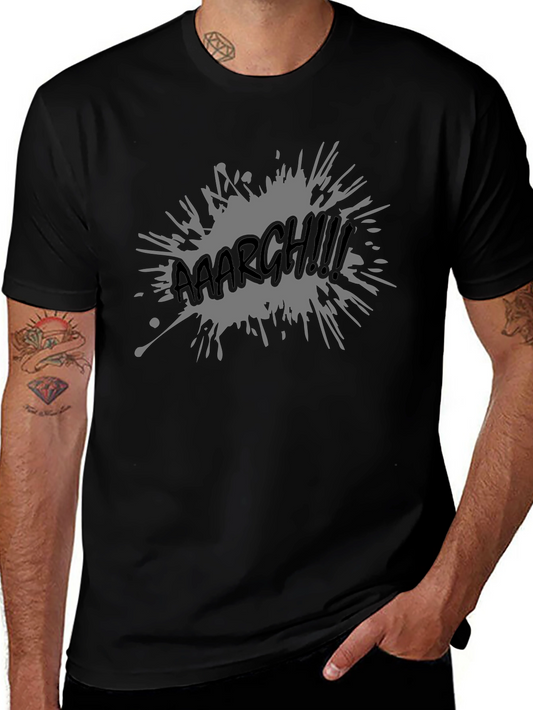 Aaaargh! Graphic Print Black T-Shirt