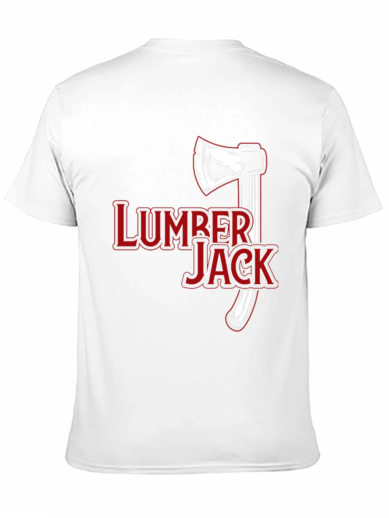 Lumberjack Axe Graphic Tee - Black Cotton Casual T-Shirt