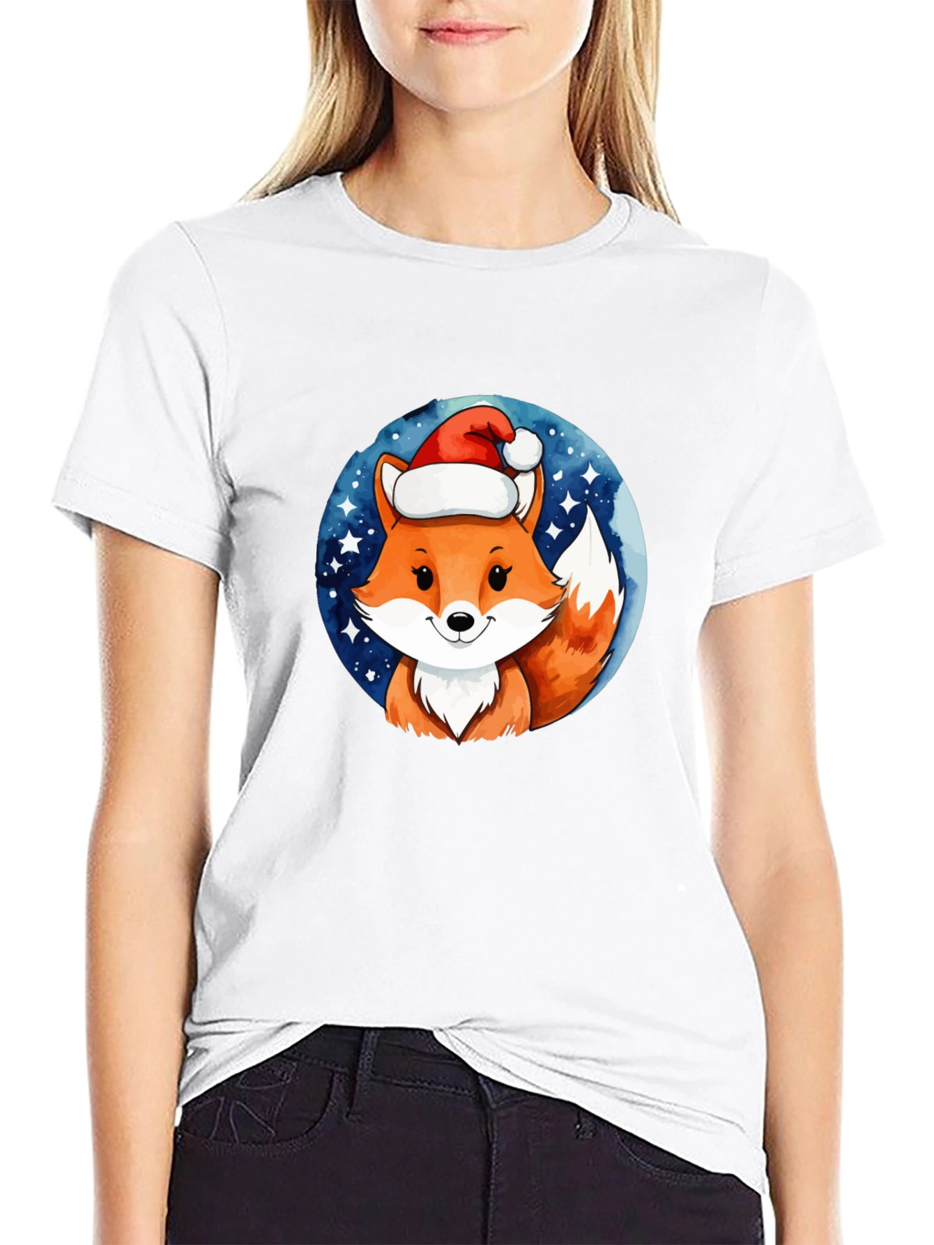 Festive Fox Tee - Holiday Cheer!