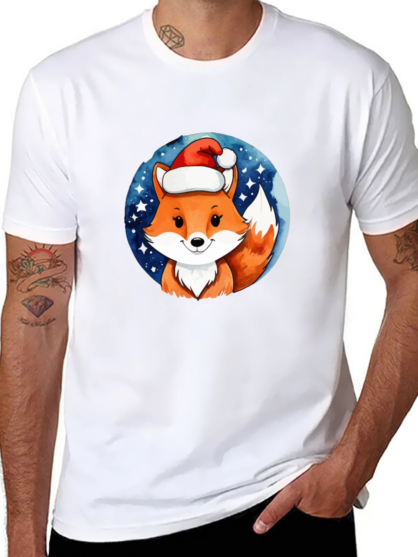 Festive Fox Tee - Holiday Cheer!