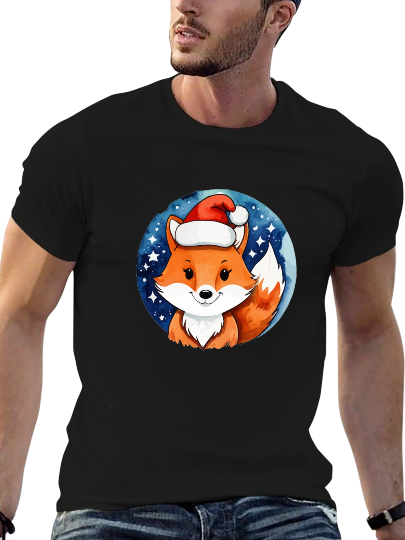 Festive Fox Tee - Holiday Cheer!
