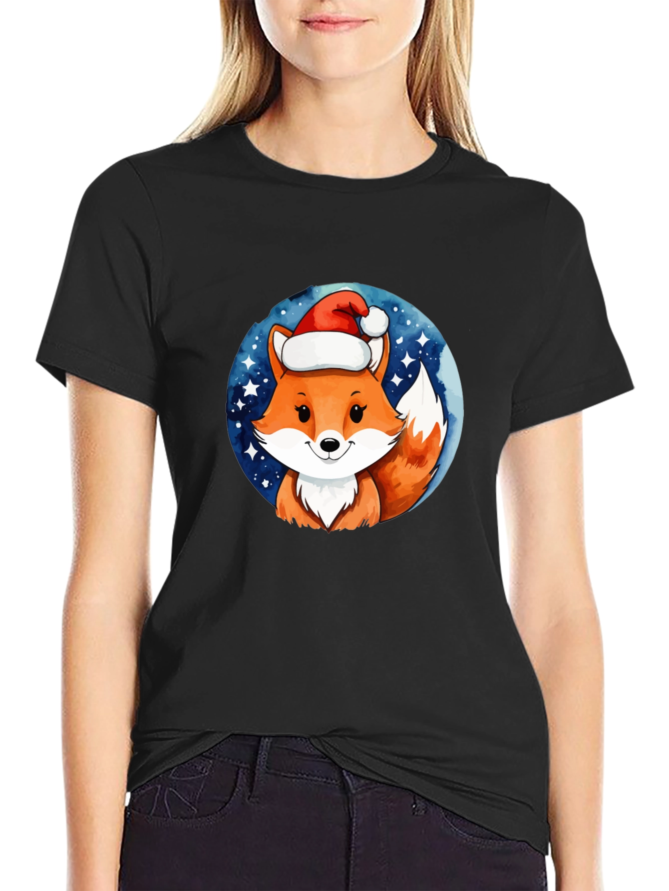Festive Fox Tee - Holiday Cheer!