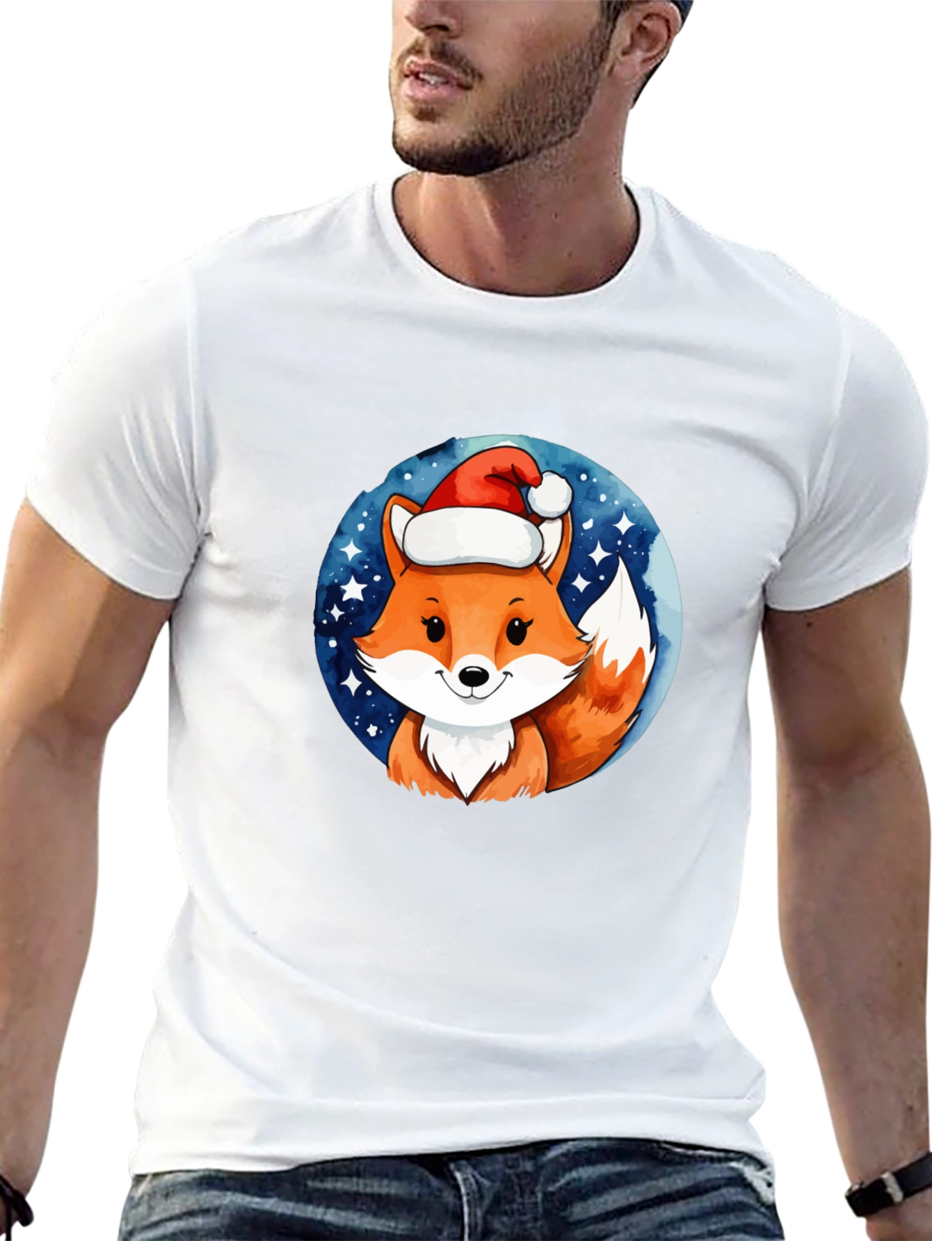 Festive Fox Tee - Holiday Cheer!