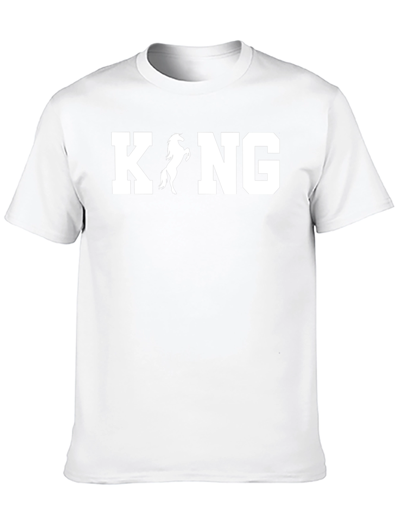 King Horse Graphic Tee - Black