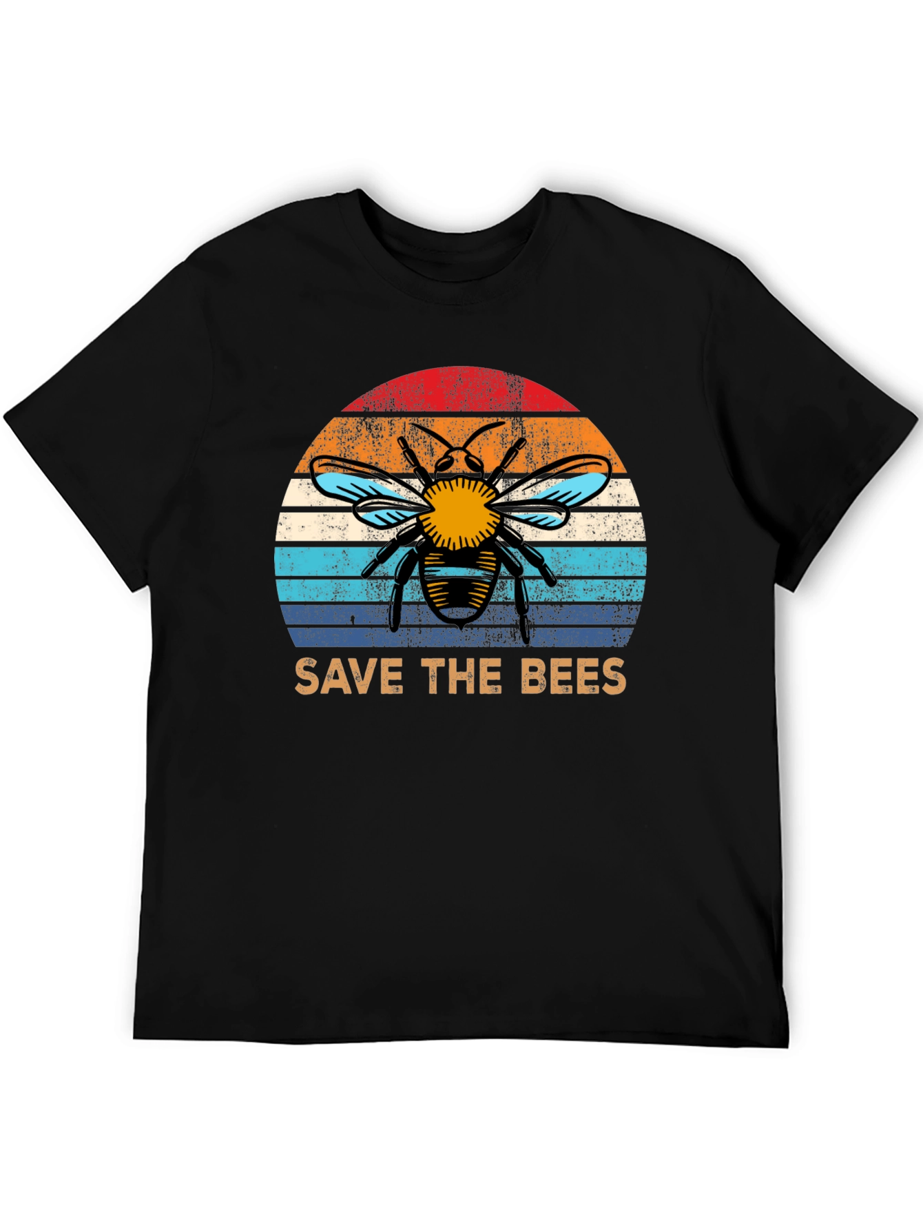Save the Bees T-Shirt - Retro Bee Design