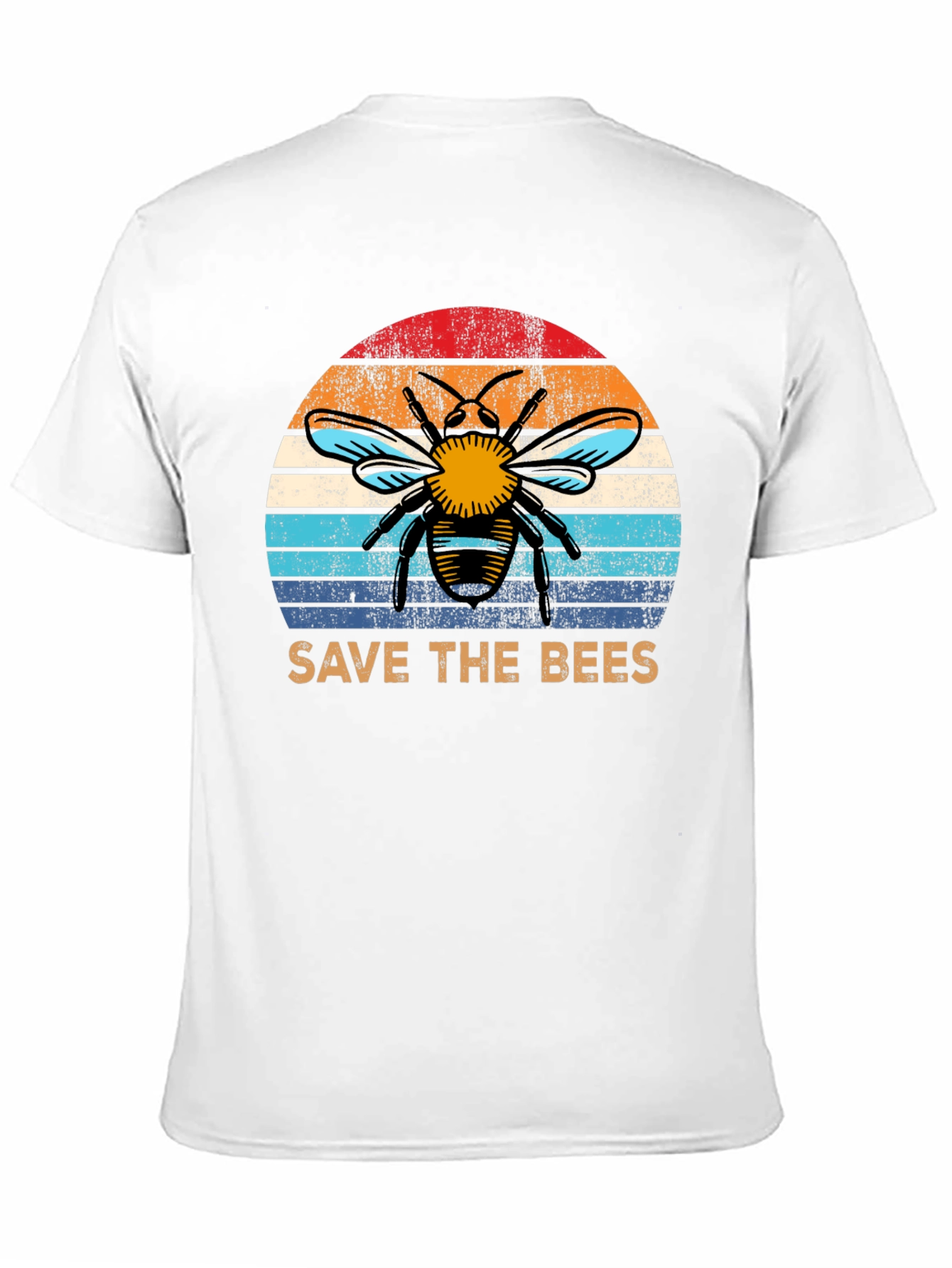 Save the Bees T-Shirt - Retro Bee Design