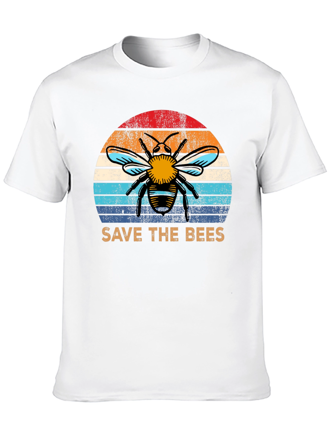 Save the Bees T-Shirt - Retro Bee Design