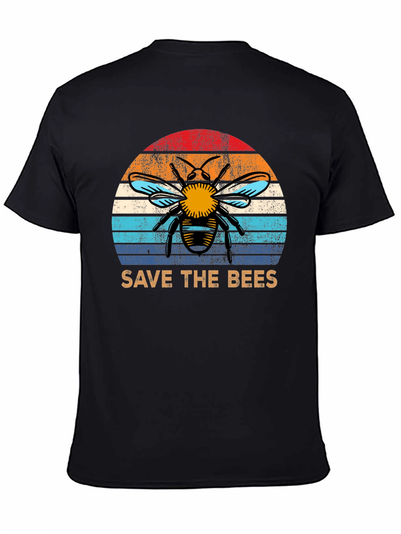 Save the Bees T-Shirt - Retro Bee Design