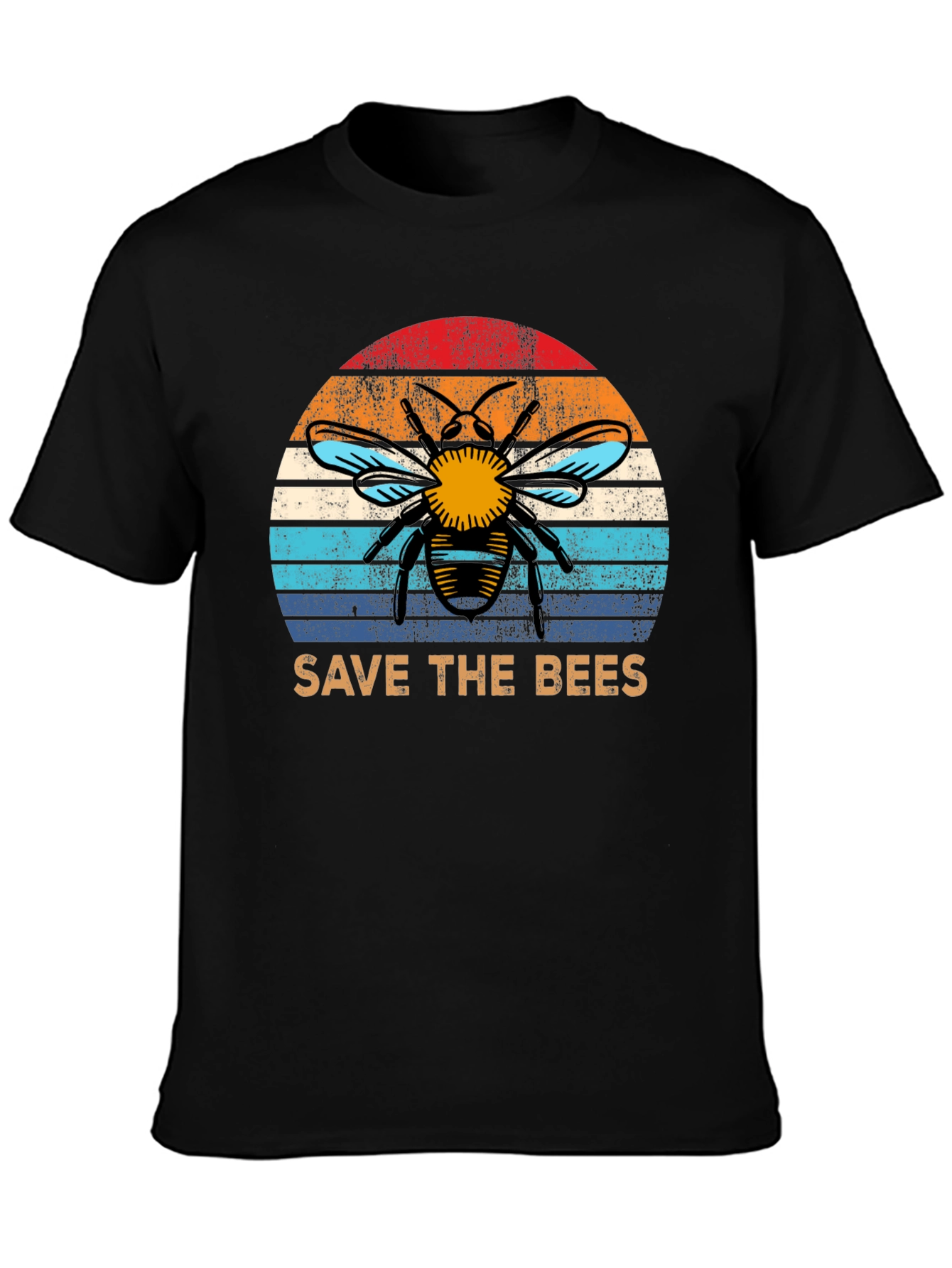 Save the Bees T-Shirt - Retro Bee Design