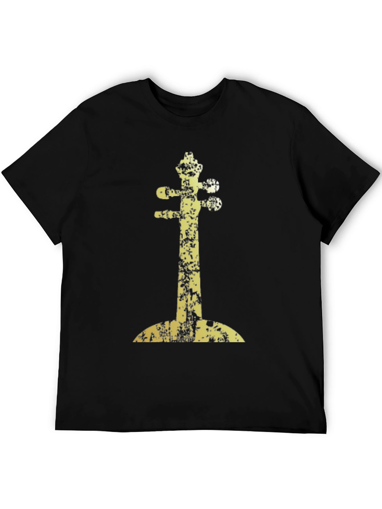 Abstract Instrument Graphic Tee - Black