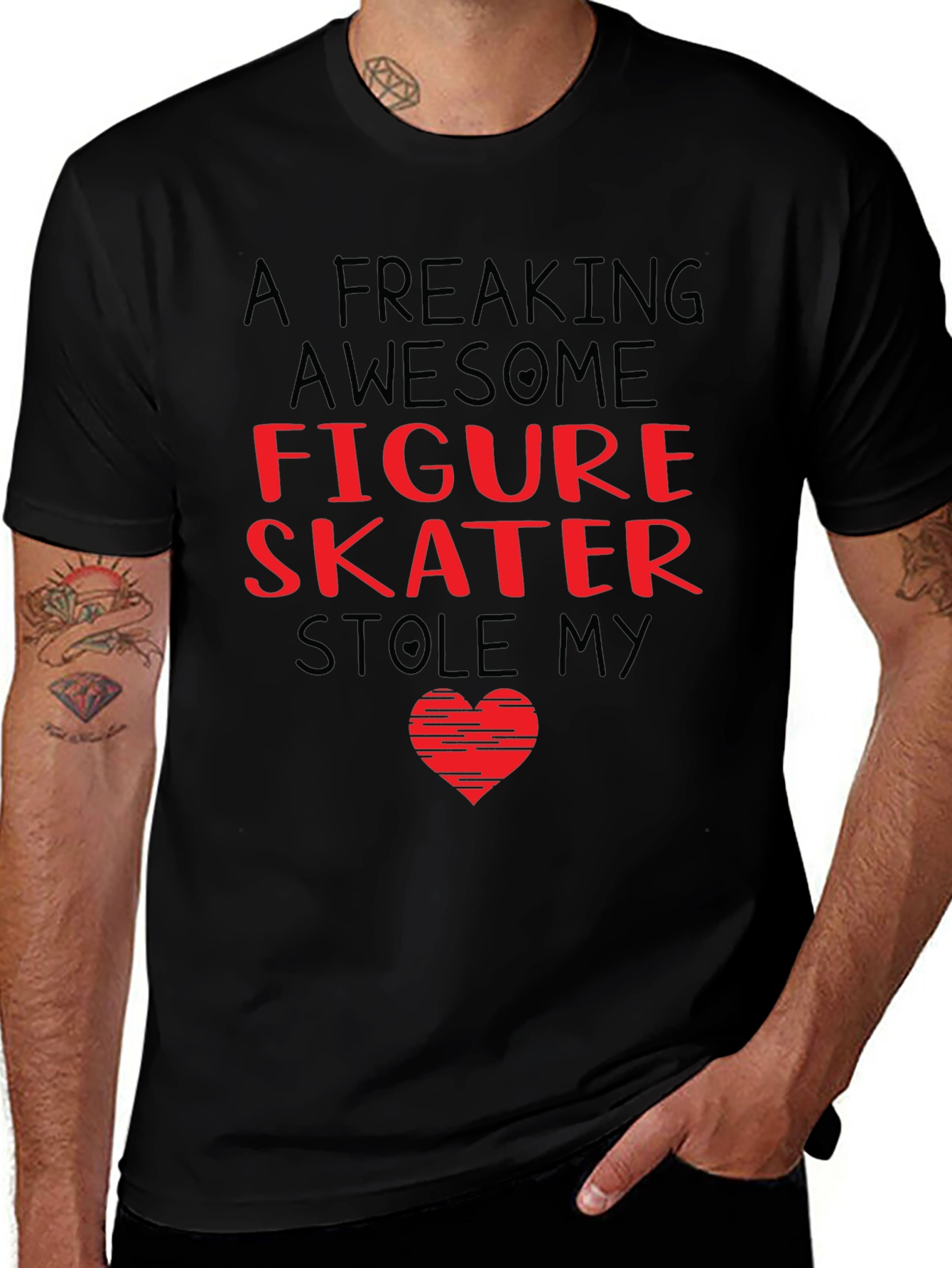Figure Skater Stole My Heart T-Shirt