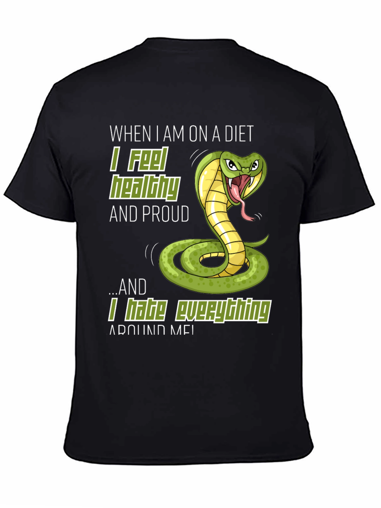 Funny Diet Cobra T-Shirt