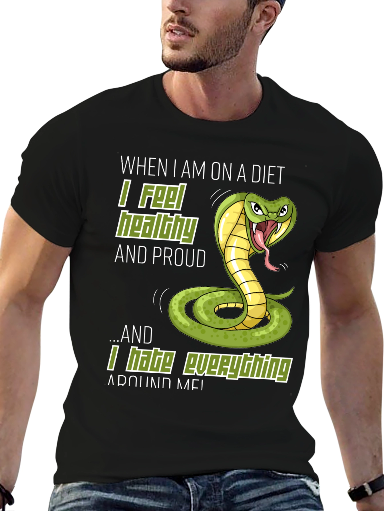 Funny Diet Cobra T-Shirt