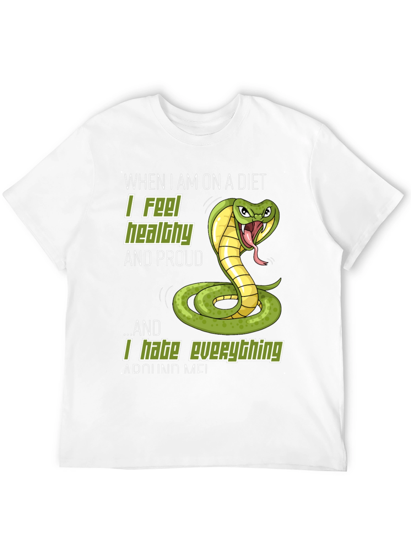 Funny Diet Cobra T-Shirt