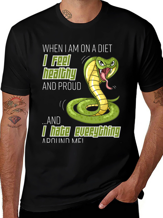 Funny Diet Cobra T-Shirt