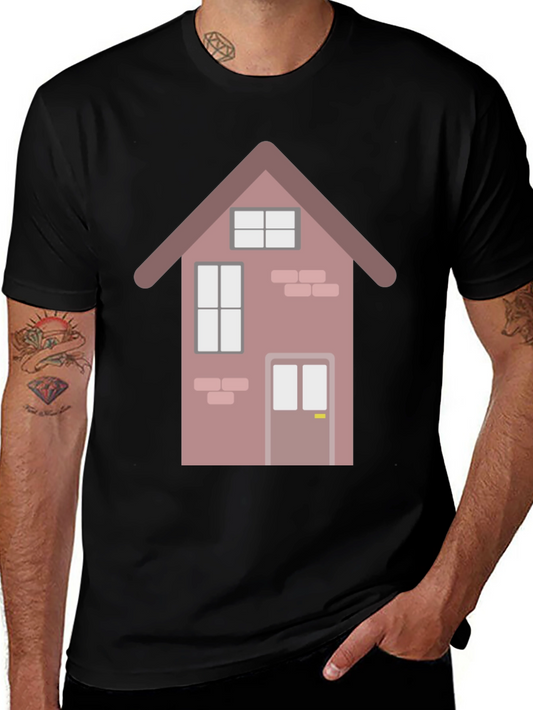 House Graphic Tee - Modern Design