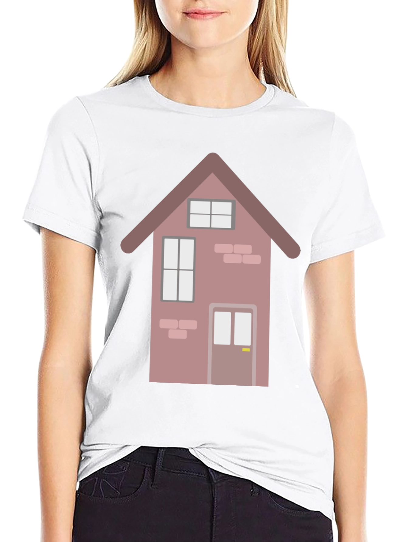 House Graphic Tee - Modern Design