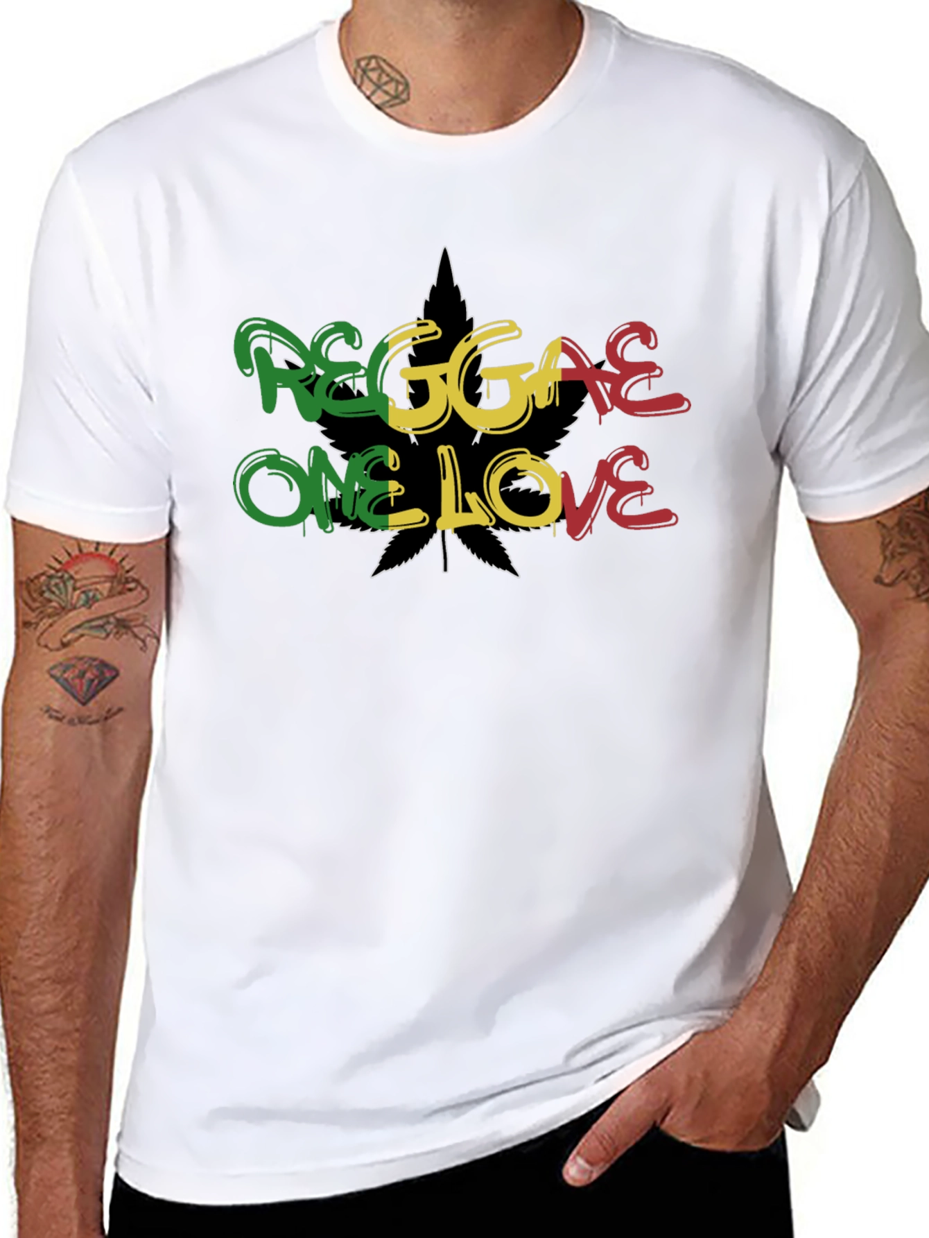 Reggae One Love T-Shirt Black
