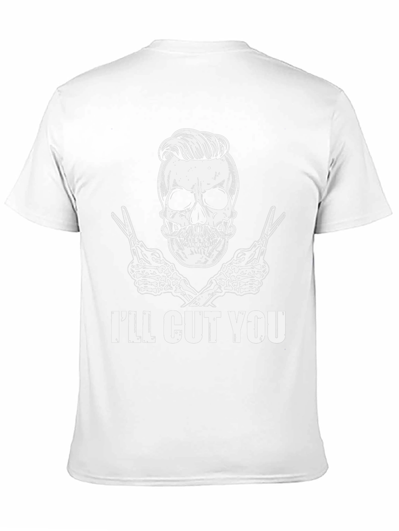 Ill Cut You T-Shirt: Skull Barber
