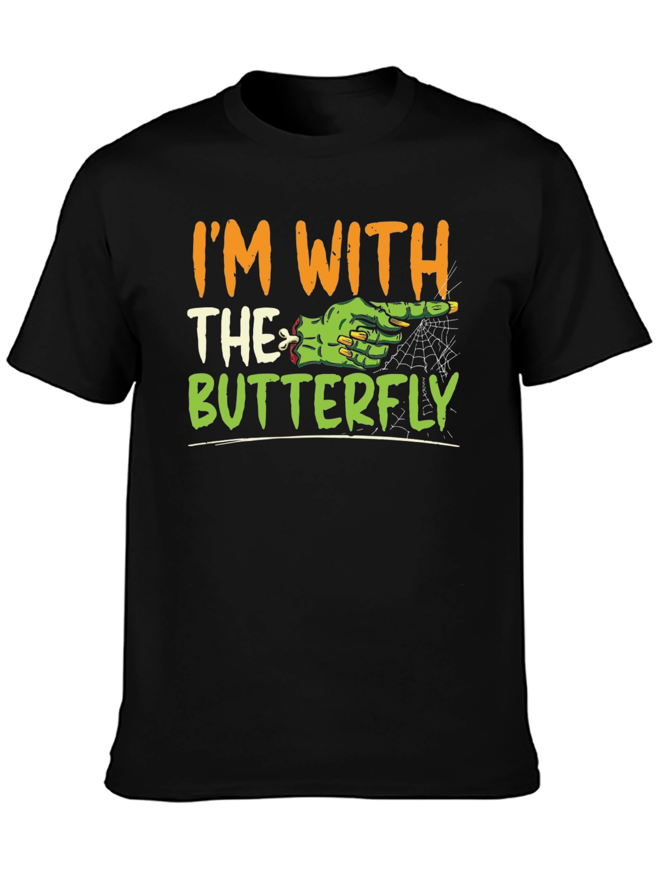 Im With the Butterfly Halloween T-Shirt