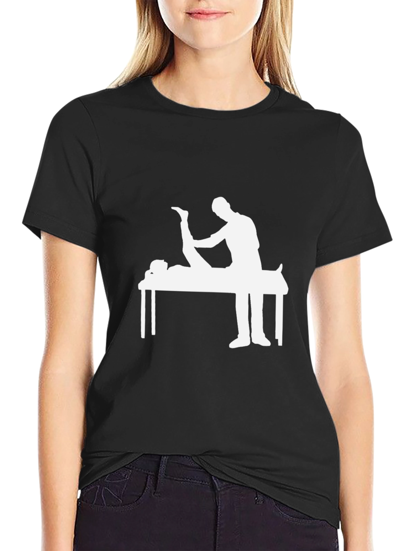 Chiropractor Graphic T-Shirt - Black Cotton Tee